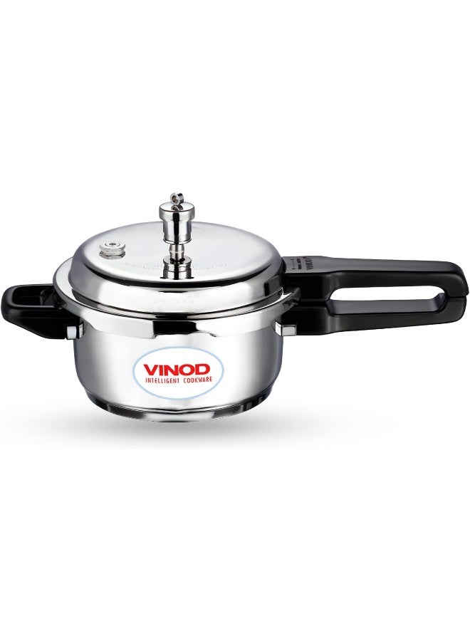 VINOD وعاء ضغط من الفولاذ المقاوم للصدأ 18/8 بغطاء خارجي سعة 5 لترات - Image 1
