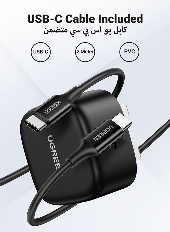 Ugreen Samsung Super Fast Charger PD 25W Type C Plug with USB C Cable 2M Quick Charging Wall Adapter Power Delivery Compatible with Samsung Galaxy S23 Ultra S22 S22Ultra S22Plus A13 A33 25W With cable - Image 3