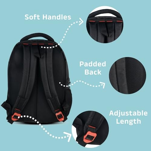 TRAVALATE 25L Stylish &Trendy Printed School Bag For Kid's | Backpack For Class 1 To 5 School Going Boy's & Girls, Giraffe - Image 2