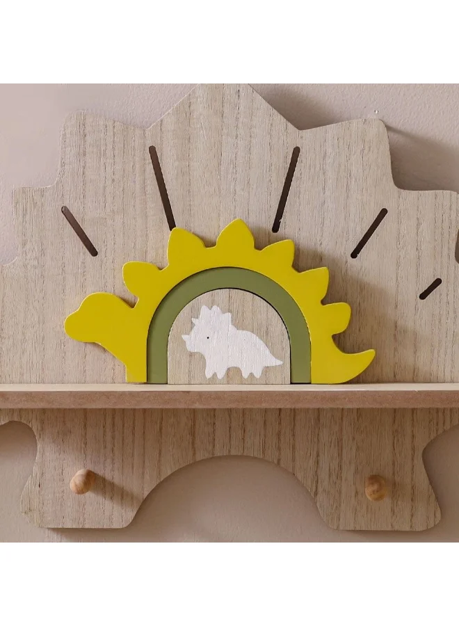 DANUBE HOME Danube Home Meow Mdf Dino Décor Charming And Durable Dinosaur Wall Decoration For Kids Rooms Playrooms Nurseries Stylish And Fun Wooden Wall Art For A Creative Space 22.7X12X0.9Cm