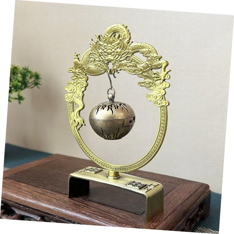 Ceramic Dragon Incense Burner Holder With Chain Vintage Home Decor - Image 5