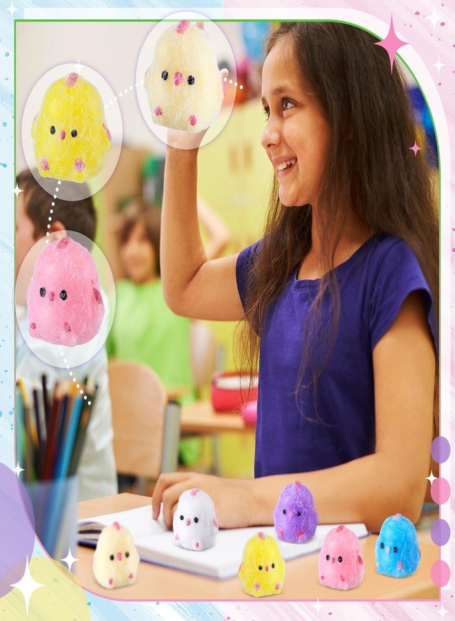 سيفانير لعبة سيڤانر ميني تابا 60 قطعة، ألعاب حسية على شكل دجاجة صغيرة، هدايا حفلات للأطفال والكبار، موتشي ناعمة لطيفة لتخفيف التوتر، ألعاب دجاج لحفلات أعياد الميلاد والكريسماس، هدايا حشو الجوارب في المكتب - Image 2