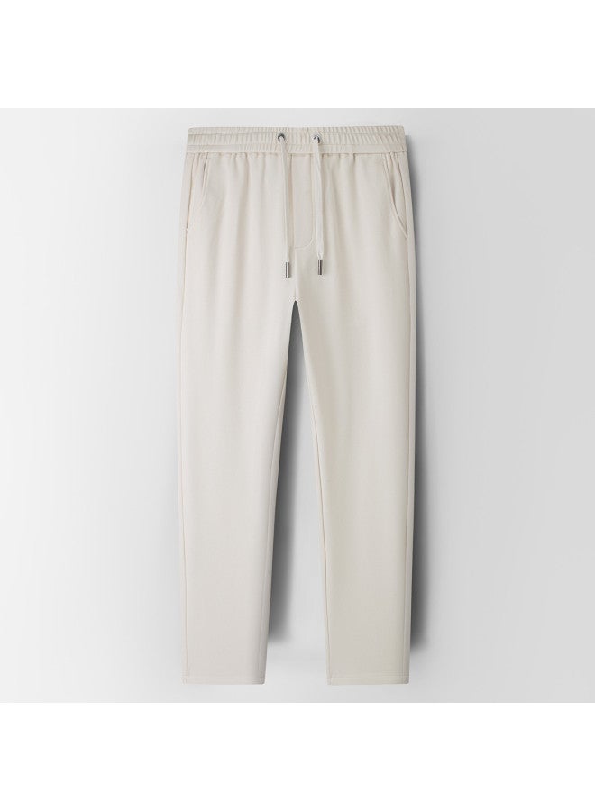 Fapai Easy-care Men's Spring And Autumn Pants, Men's Casual Pants With Elastic Waist, Loose-fit Long Pants, Casual Trousers - Image 3