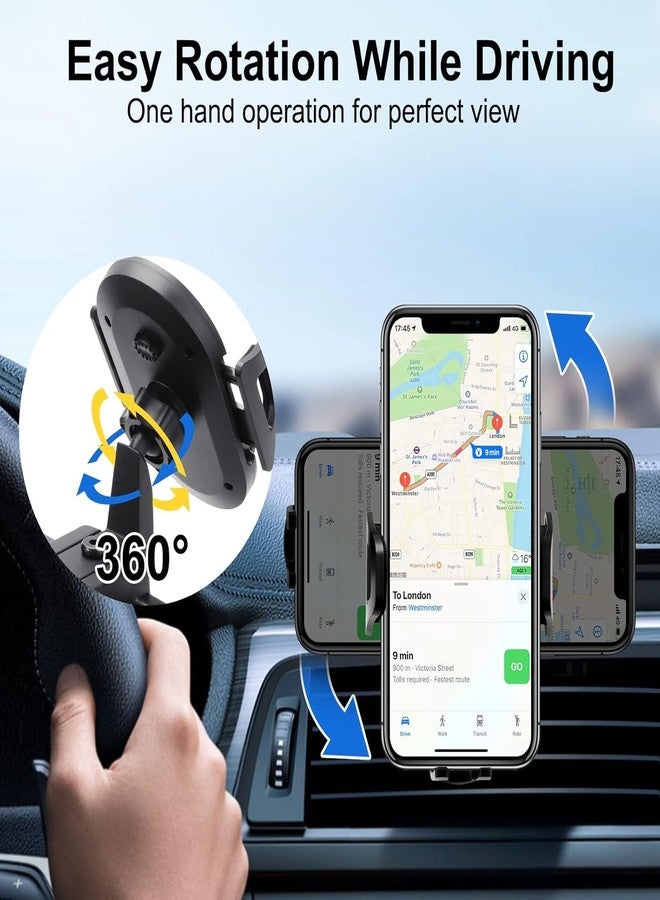 Wocch Jeep Wrangler JL JLU Gladiator JT Phone Mount - Multi-Mount Holder with Dashboard Tray & Storage Box - Compatible with Smartphones 4''-7'' Width - Image 5