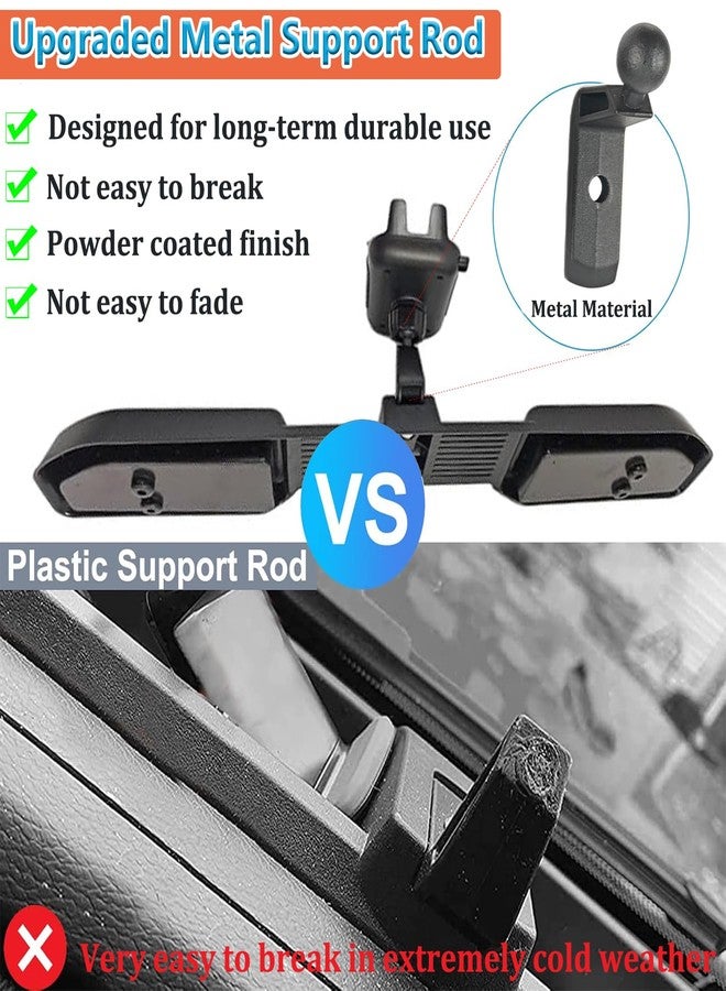 Wocch Jeep Wrangler JL JLU Gladiator JT Phone Mount - Multi-Mount Holder with Dashboard Tray & Storage Box - Compatible with Smartphones 4''-7'' Width - Image 3