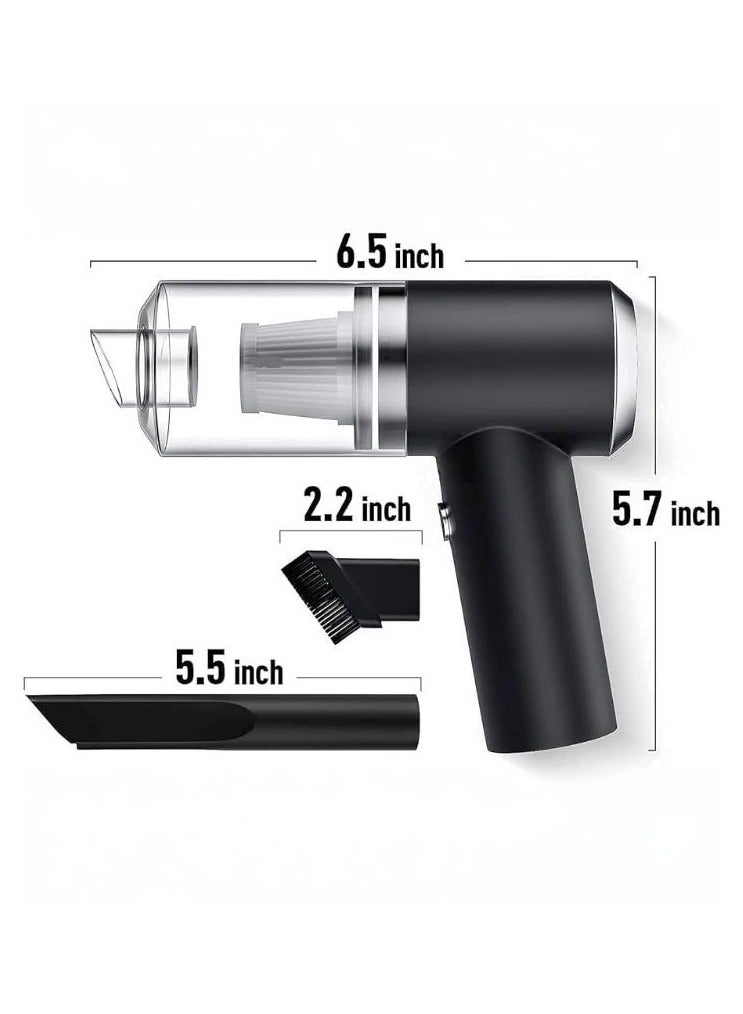 Generic USB Vacuum Cleaner – Portable, Rechargeable Mini Vacuum for Home, Car, and Office – High Suction Power, Lightweight, and Compact Design – Ideal for Quick Cleanup of Dust, Debris, and Pet Hair - Image 1