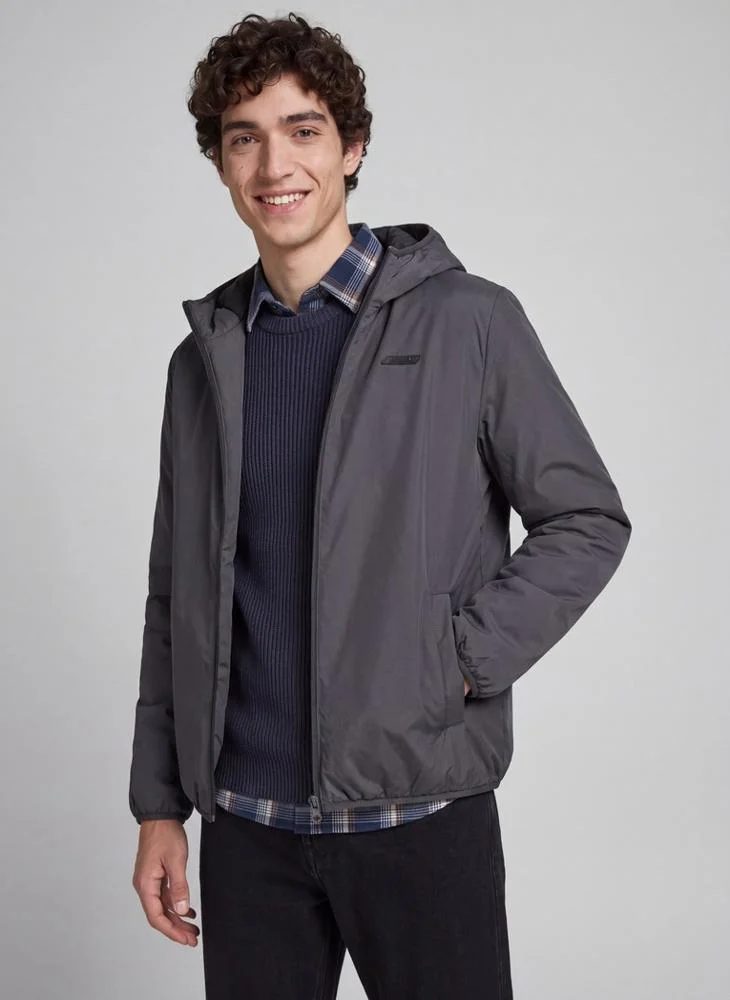 JJ Rebel  Campaign Hood Neck Long Sleeve Jecket for Men | Best Price UAE