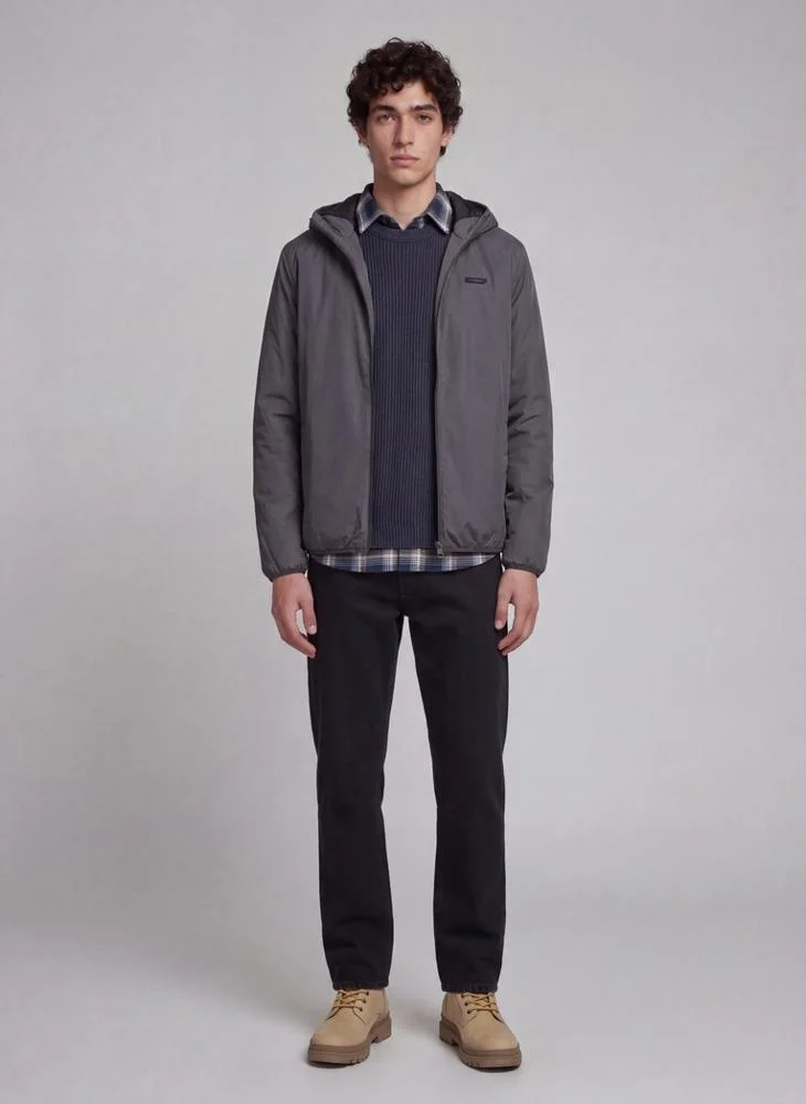 JJ Rebel  Campaign Hood Neck Long Sleeve Jecket for Men | Best Price UAE