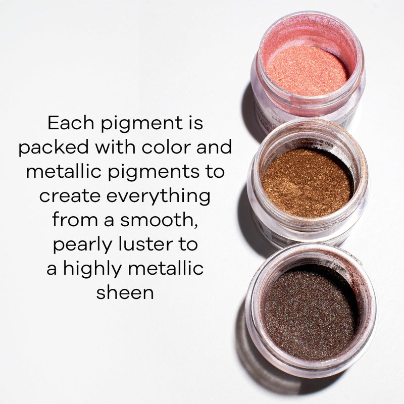 Jacquard Pearl Ex Pigment Powder 3 Grams Antique Copper - Loose Mica Powder for Epoxy Resin, Watercolors, Calligraphy Ink & Clay - Epoxy Pigment Powder - Epoxy Resin Color - Image 4