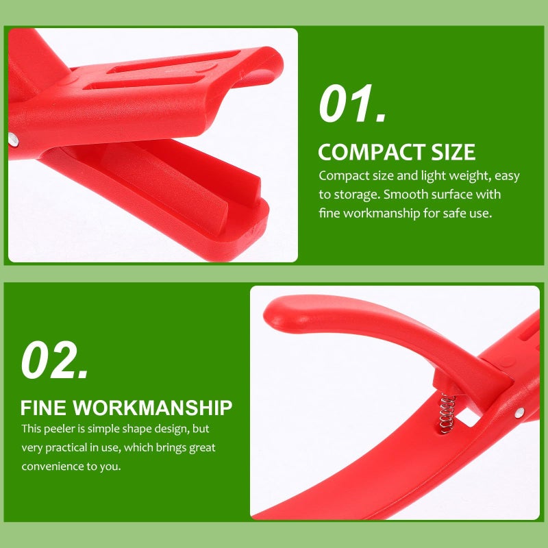 Red Plastic Crawfish Shrimp Peeler Sheller Tool for Home and Restaurant - Image 5