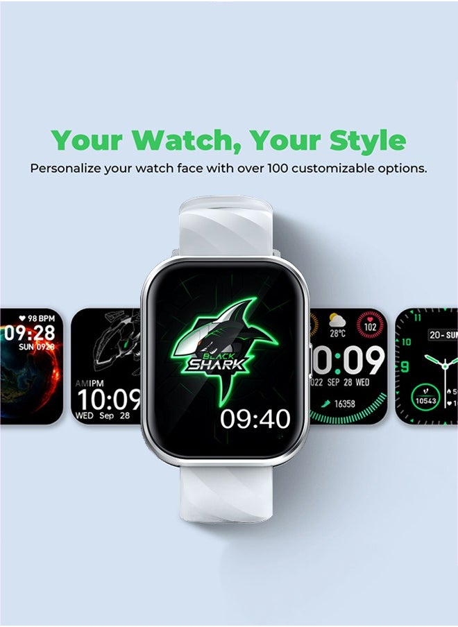 BLACK SHARK - GT Neo Smart Watch For Women And Men 2.02 Inch TFT Screen With Answer And Make Calls, IP68 Waterproof Heart Rate Blood Oxygen Sleep Tracker More Than 120 Sports Modes - Image 1