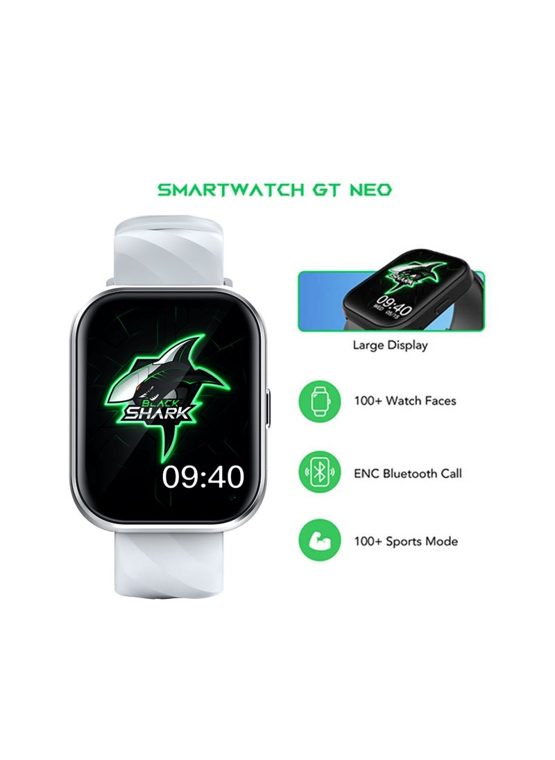 BLACK SHARK - GT Neo Smart Watch For Women And Men 2.02 Inch TFT Screen With Answer And Make Calls, IP68 Waterproof Heart Rate Blood Oxygen Sleep Tracker More Than 120 Sports Modes - Image 1