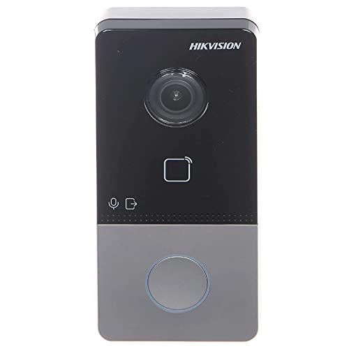 HIKVISION هاتف باب فيديو لاسلكي قائم على IP من HIKVISION | شاشة TFT ملونة بحجم 7 بوصات | دقة 1080 بكسل | تغطية بزاوية واسعة | ميكروفون ومكبر صوت مدمجان | إلغاء صدى | مقاوم للماء والغبار | (DS-KIS603-P) - Image 3