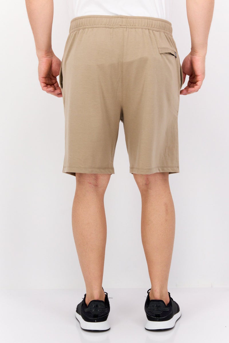 Apana Men Sportswear Fit 8 Inseam Training Shorts, Tan  - Image 3