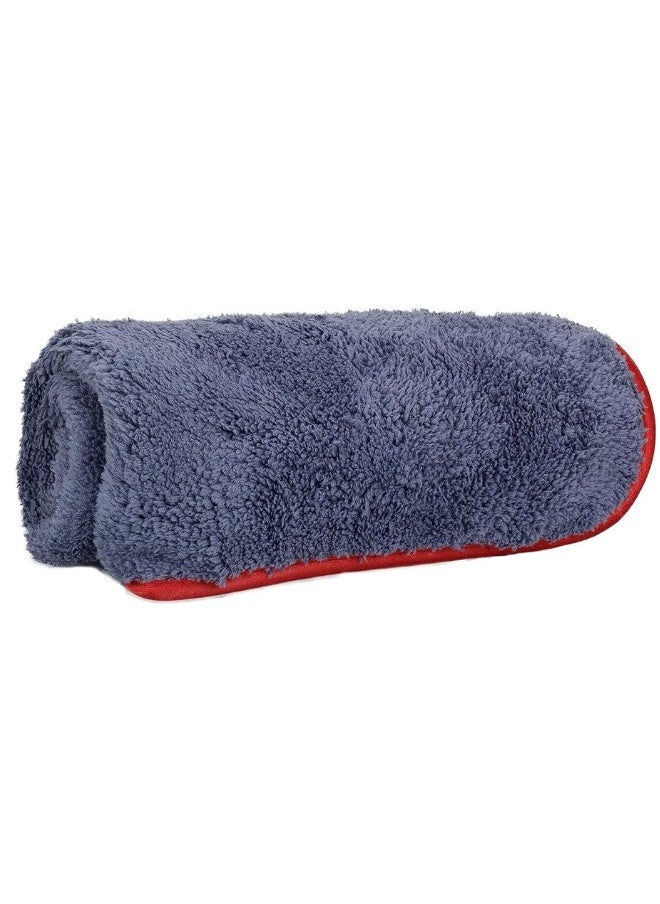 Happy Home Professional Premium Microfiber Car Drying Towel, Ultra-Absorbent with Twisted Loop Technology, Streak & Scratch Free Drying for Cars 40 * 60cm (Grey)  - Image 4