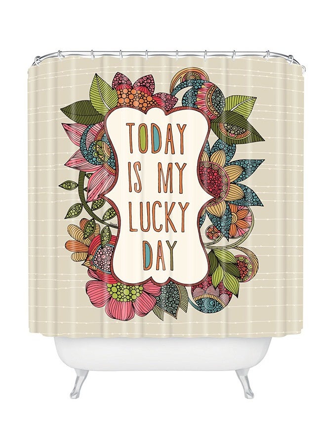 No branded Affirmation Shower Curtain 
