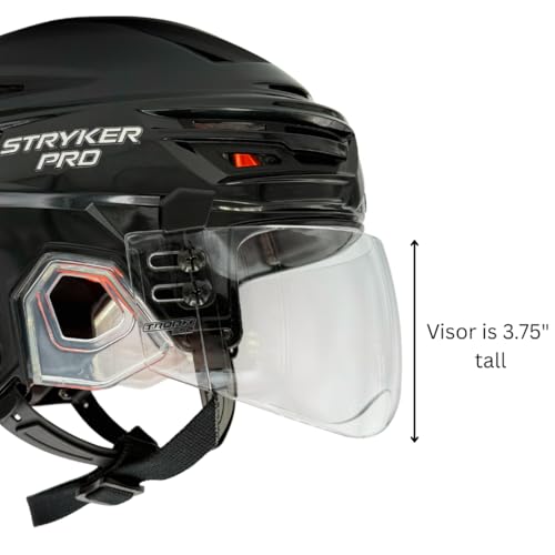 TronX S50 Pro Hockey Helmet Clear Visor (Anti-Scratch/Anti-Fog) CE Certified - Image 2
