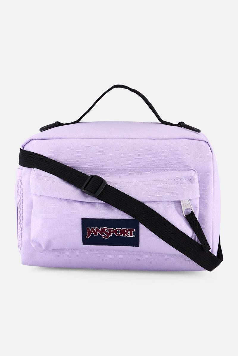 Kids Boy Brand Logo Lunch Bag 15 H x 23 L x 15 W cm, Lilac