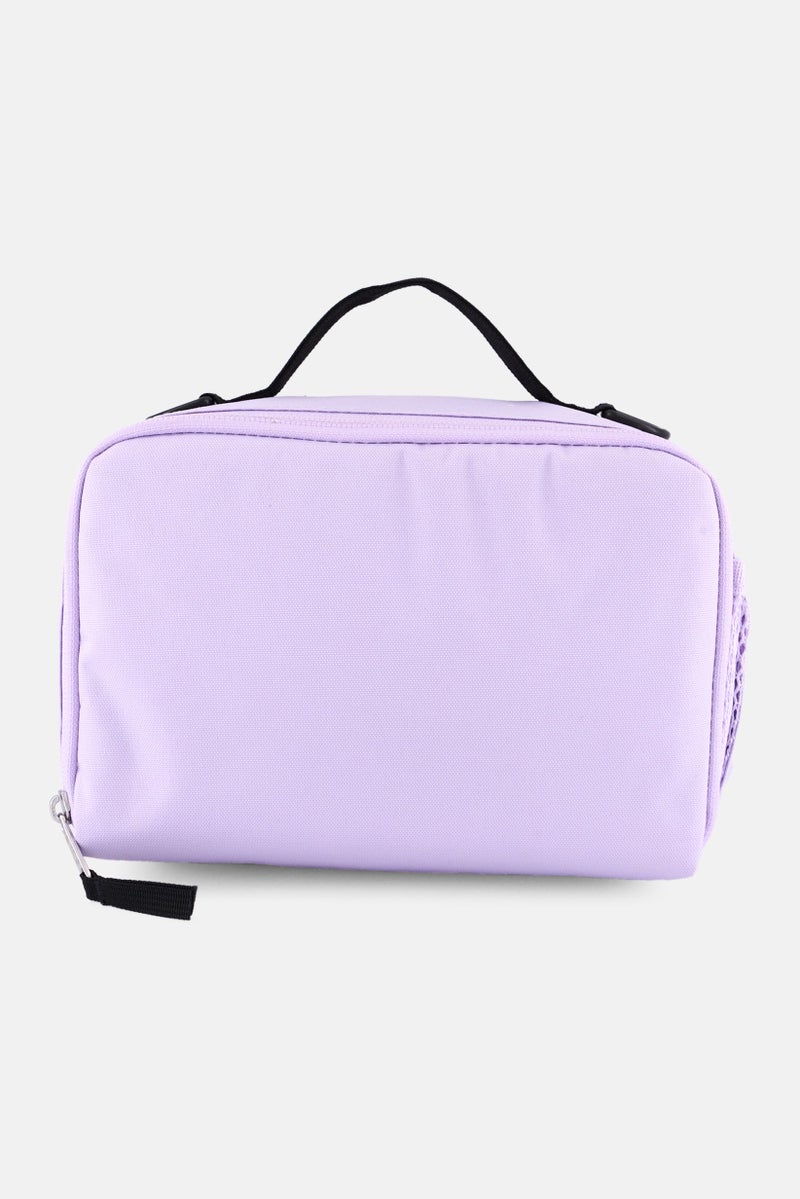 Kids Boy Brand Logo Lunch Bag 15 H x 23 L x 15 W cm, Lilac