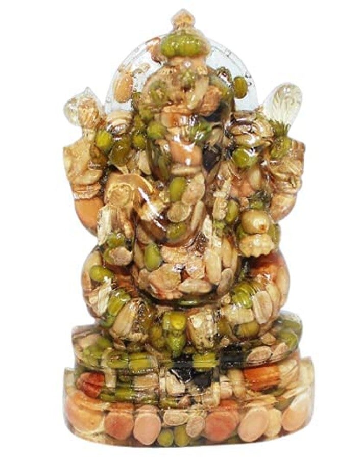 Suvasane Navadhanya Ganesh and Lakshmi Idols for Pooja and Home to Bring Sucess and All Positive Vibes ,Plastic ,Multicolor - Image 2