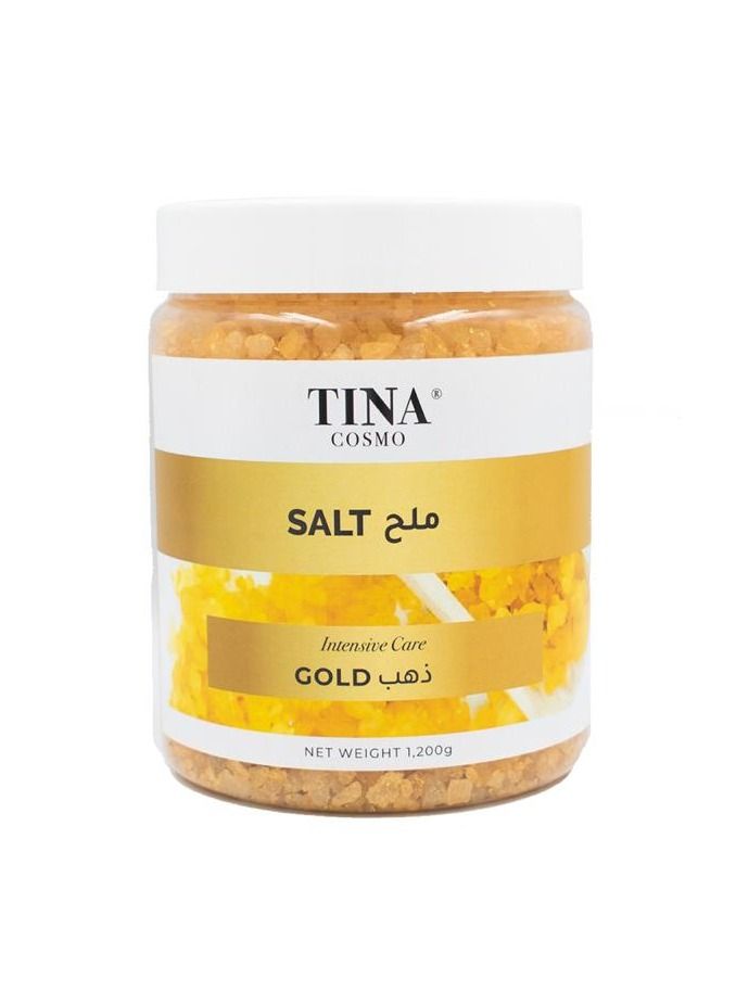 Tina Cosmo Intensive Care Bath Salt 1.2Kg- Gold - Image 1