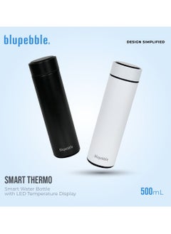blupebble Smart Water Bottle With LED Temperature Indicator Display  - Image 3