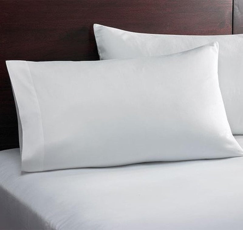 BPA White Pillow Cases King Size Pack of 2, Super Soft Sleeping Pillow Cover(50x 90), Luxurious Silky Stuff best for Beautiful Skin and HairPillow Cases ? Hotel Bed Linens (King) - Image 1