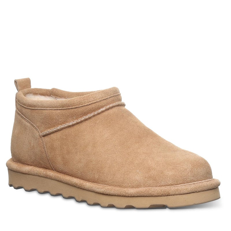 BEARPAW Women's Super Shorty Iced Coffee Size 7 | Slip-On Winter Ankle Boot | Comfortable & Easy On Winter Boot - Image 3