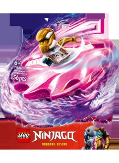 LEGO NINJAGO Sora’s Dragon Spinjitzu Spinner Set with 2 Minifigures & Flying Elements - Ninja Building Toy for 6+ Year Old Boys & Girls - Small Gift Idea - 71824 (56 pieces)  - Image 2