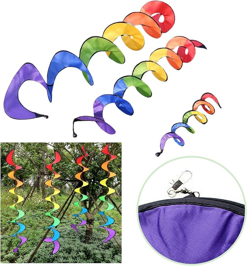 ريانبو ويندز كورلي سبينر ديكور داخلي وخارجي يعكس ألوان ضوء الشمس - Image 3