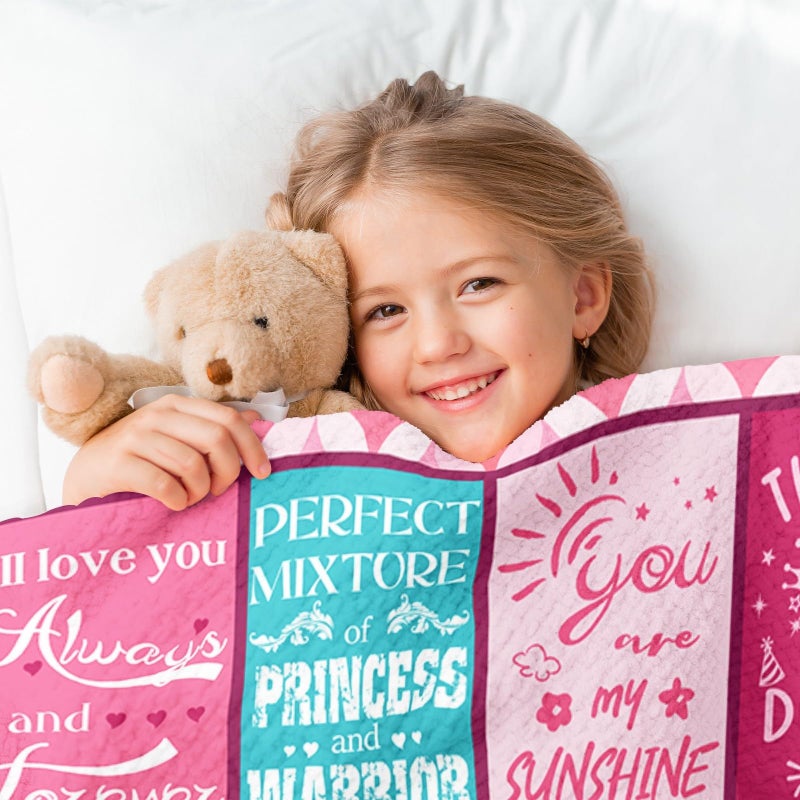 Lavua 10 Year Old Girl Birthday Gifts - Gifts for 10 Years Old Girl - 10th Birthday Gift for Girls - Double Digits Birthdays Decorations for Daughter Niece Granddaughter - 10-Year-Old Blanket 50"X60" - Image 4