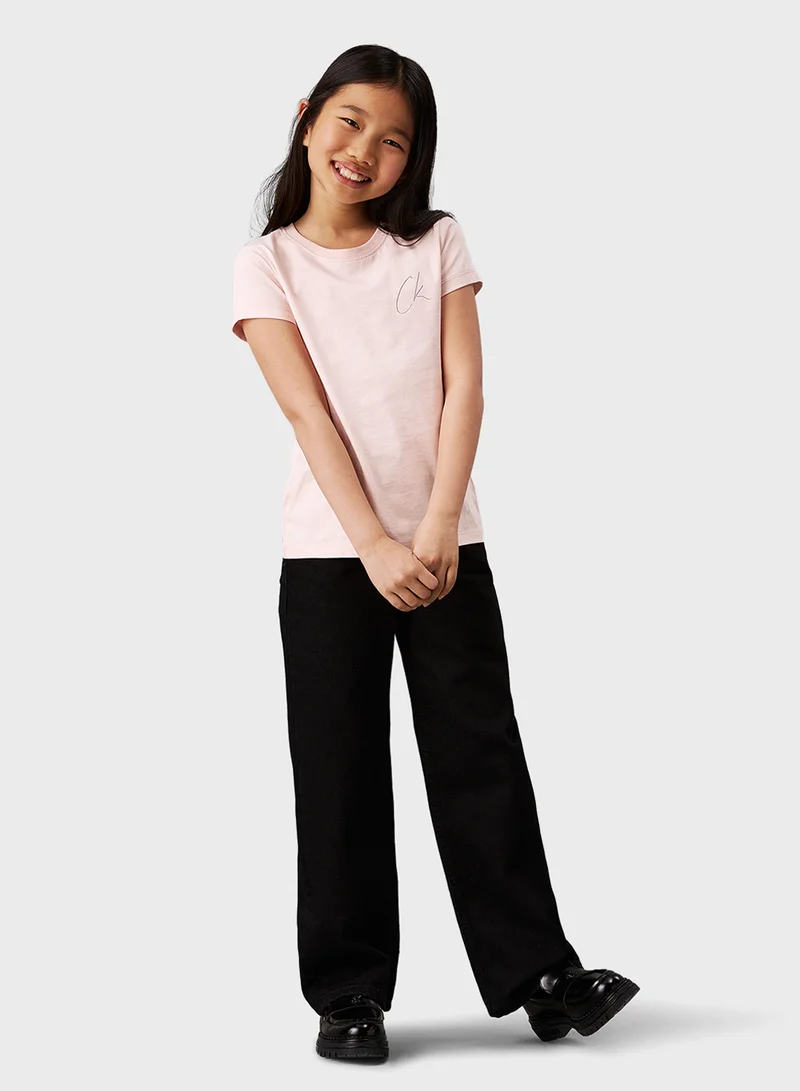 كالفن كلاين جينز CK SIGNAGE SLIM SS T-SHIRT