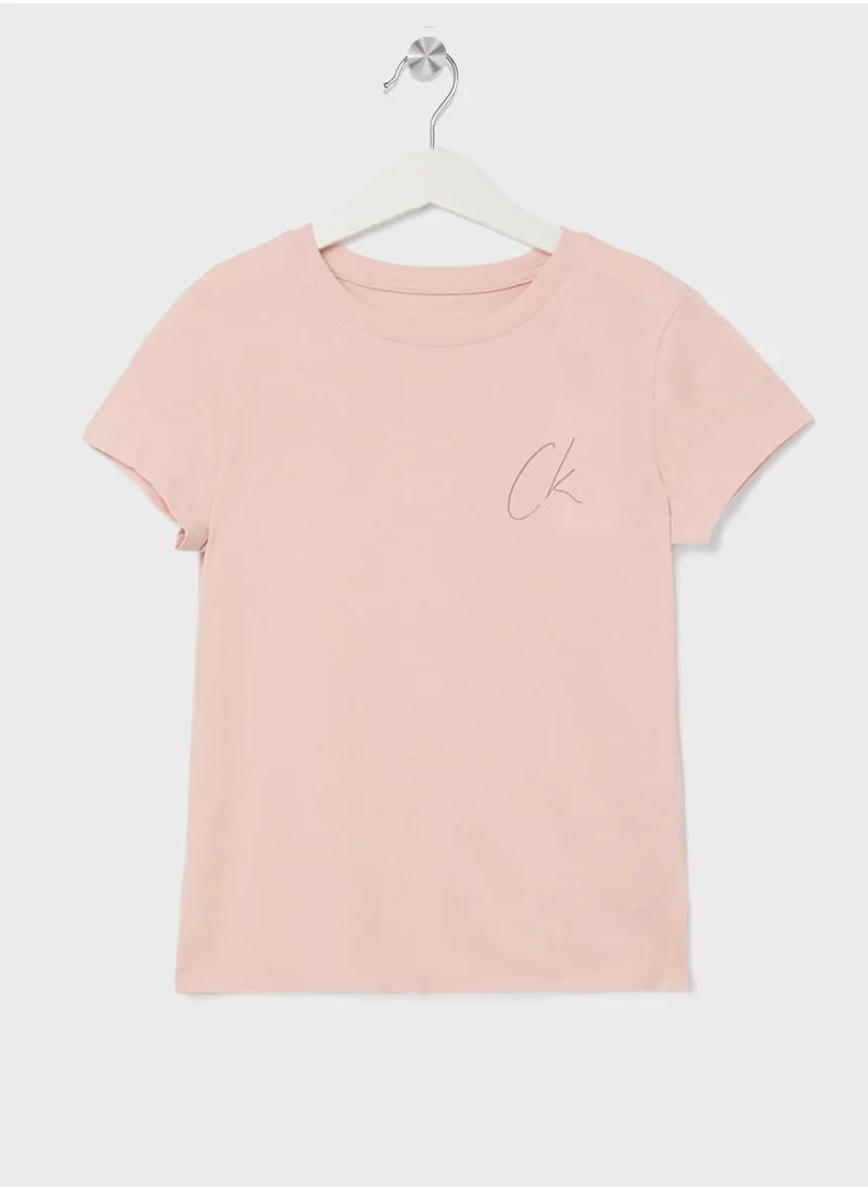 كالفن كلاين جينز CK SIGNAGE SLIM SS T-SHIRT