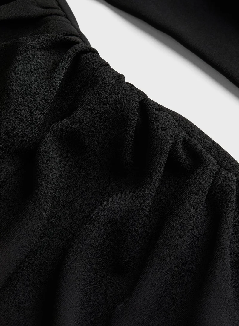 H&M Draped Mini Dress