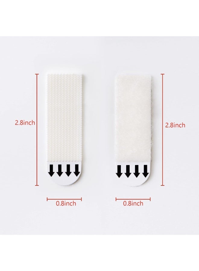 16 Pairs Heavy Duty Picture Hanging Strips, Large Damage-Free Wall Adhesive Strips for Frames, Posters & Artwork, No Nails Required, Removable Hooks for Painted Walls, Glass & Tile, Holds 16 lbs - Image 4