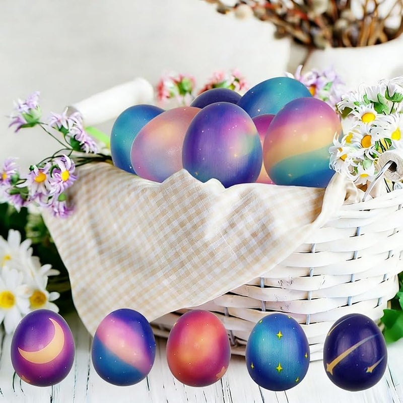 Jofan 24 Pack Easter Eggs Galaxy Slow Rising Squishy Toys for Kids Girls Boys Easter Basket Stuffers Gifts Party Favors - Image 4