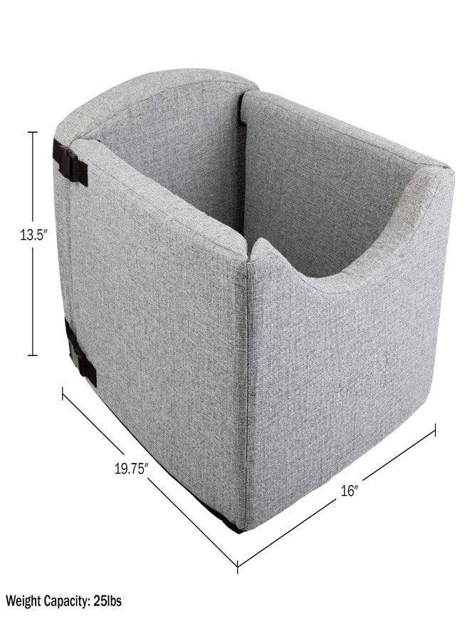 PETMAKER Dog Car Seat - Dog Booster Seat for Small Dogs and Cats up to 25lbs - Washable Pet Car Seat for Front or Backseat with Safety Tether by PETMAKER - Image 3