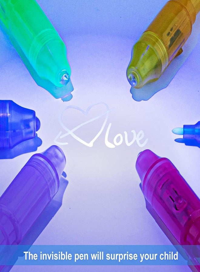 APCATIO Invisible Ink Pen 5 PCS, Spy pen, With UV Pen Light, Party Favors for Kids 8-12, Stocking Stuffers for Kids Christmas, provide Thanksgiving, Halloween for Boys Girls Goodie Bag Stuffers - Image 5