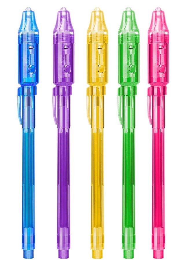 APCATIO Invisible Ink Pen 5 PCS, Spy pen, With UV Pen Light, Party Favors for Kids 8-12, Stocking Stuffers for Kids Christmas, provide Thanksgiving, Halloween for Boys Girls Goodie Bag Stuffers - Image 1