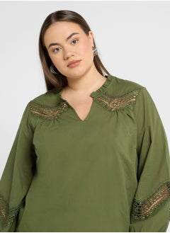 Vero Moda Curve Lace Detail Top  - Image 3