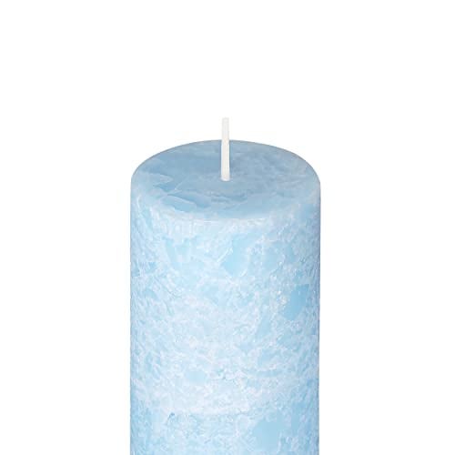 PROSPERRO LUMO by Parkash Candles Set of 3 Fragrance Pillar Candles Marble Finish (Maldives Fragrance), Paraffin Wax - Image 3