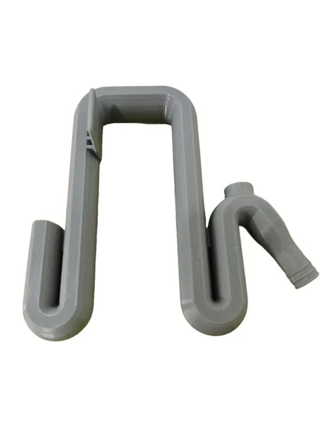 Grey Heavy Duty Self Priming Siphon Hose Set for Pool Garden Garage Water Diversion with Overflow - Image 5
