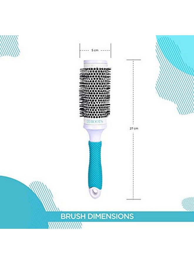 Roots Professional Round Hair Brush Ceramic Barrel Brushes For Blow Drying Curling & Straightening Add Volume & Shine Hair Brush For Women 44Mm - Image 5