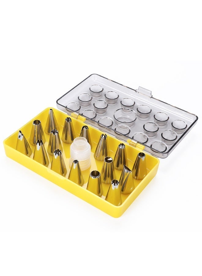 18-Piece Stainless Steel Cake Decorating Tool Set for Cakes, Cupcakes and Cookies - Image 4
