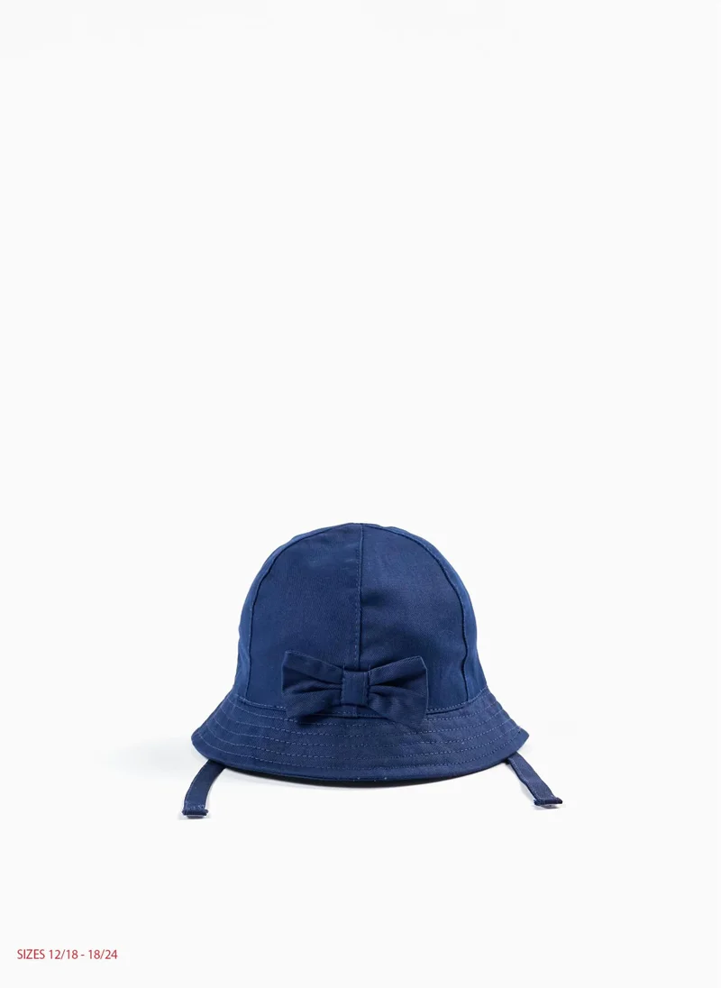 زيبي Zippy Twill Hat With Bow For Girls