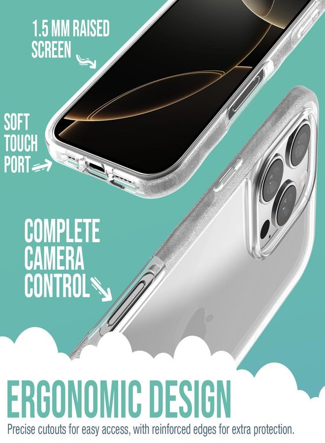 سمارتيش جراب Smartish® الشفاف لهاتف iPhone 16 Pro Max - Gripmunk [خفيف الوزن + واقٍ] غطاء نحيف للغاية مقاوم للصدمات لهاتف Apple iPhone 16 Pro Max - شفاف تمامًا - Image 3