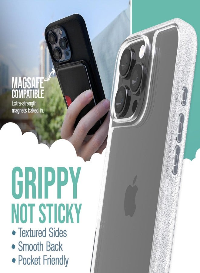 سمارتيش جراب Smartish® الشفاف لهاتف iPhone 16 Pro Max - Gripmunk [خفيف الوزن + واقٍ] غطاء نحيف للغاية مقاوم للصدمات لهاتف Apple iPhone 16 Pro Max - شفاف تمامًا - Image 2
