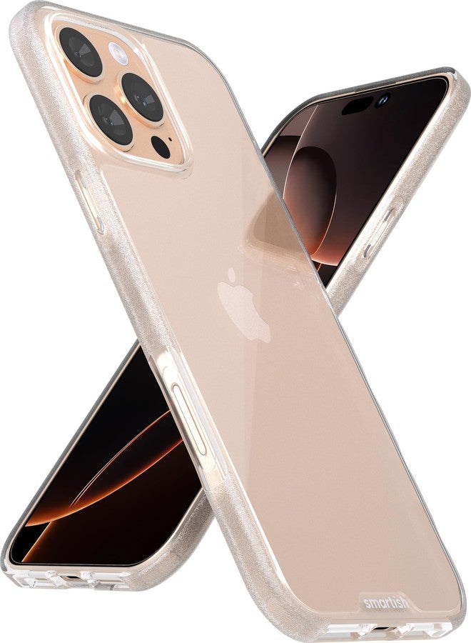 سمارتيش جراب Smartish® الشفاف لهاتف iPhone 16 Pro Max - Gripmunk [خفيف الوزن + واقٍ] غطاء نحيف للغاية مقاوم للصدمات لهاتف Apple iPhone 16 Pro Max - شفاف تمامًا - Image 1