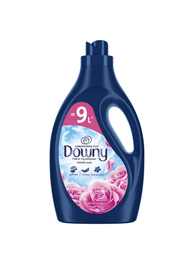 Downy Fabric Conditioner, Concentrate, Rose Garden Variant, Color Protection, More Softness, Longer Lasting Freshness 3L = 9L 3Liters