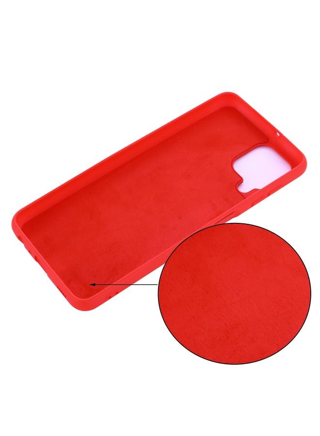 S-TOP Case For Samsung Galaxy M32 4G International Version Solid Color Liquid Silicone Dropproof Full Coverage Protective Case - Image 3